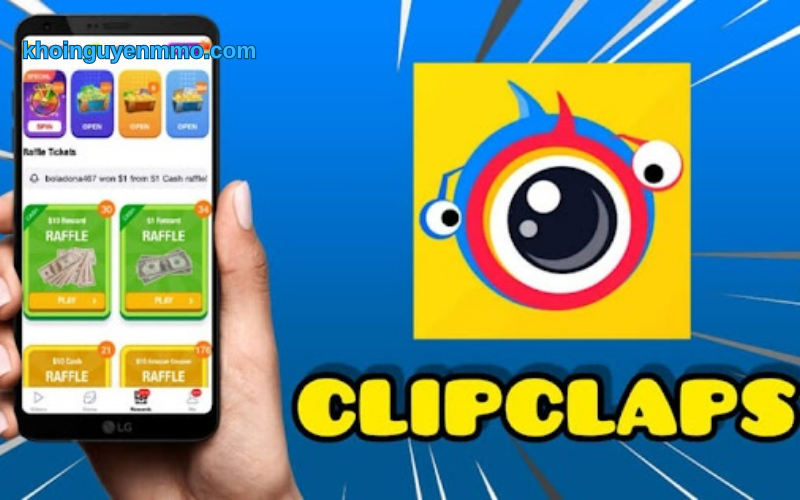 ClipClaps - Các app kiếm tiền online cho học sinh
