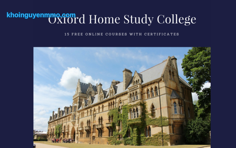 Các khóa học online trực tuyến tại Oxford Home Study Knowledge